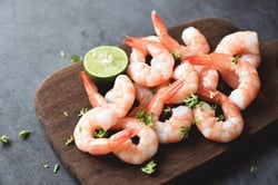 Premium Red Scalded Prawns - Headless (280g to 300g Pack)