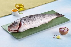 Rohu / Rui (Size/Grade 1kg to 1.5kg) - Whole cleaned (Descaled, Gutted only)