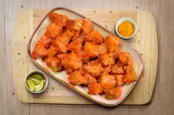 Seer Fish / King Fish / Surmai / Neymeen / Vanjaram / ಅಂಜಲ್ (5kg+) - Marinated Cubes 250g Pack