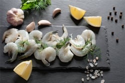 Tiger Prawn (Small) - Tail on