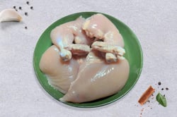 Premium Tender & Antibiotic-residue-free Skinless Spring Chicken (Small) - Curry Cut (380g to 430g Pack)