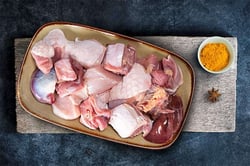 Turkey - (Small) - Curry Cut (Pack of 1 Bird)