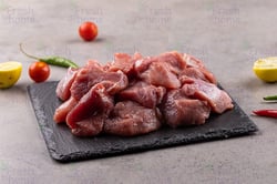 Veal Boneless (IN) - Curry Cut (480g to 500g)