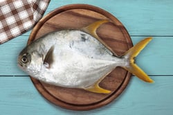 Yellow Pomfret / Valavadi - Whole