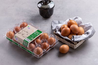 Eggs Brown/ بيض بني - Pack of 15 (Medium)
