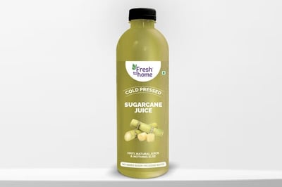 Cold Pressed Sugarcane Juice (1 Ltr Bottle)