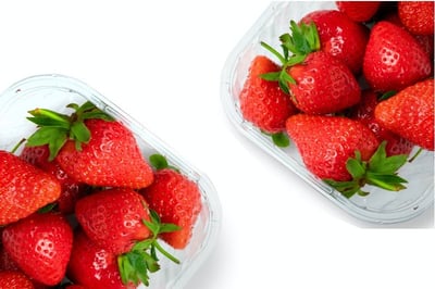 Strawberries (Pack of 180g+) - Pack of 2