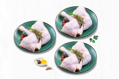 Premium Antibiotic-residue-free Chicken Thigh / Whole Leg With Skin - 6 Piece