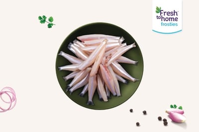 Anchovy / Kozhuva / Natholi Small Whole Cleaned (Freshly Frozen, 480g to 500g Pack)