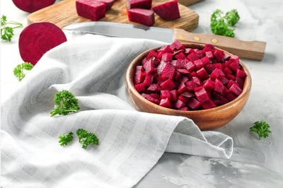 Ooty Beetroot Cut Vegetable Mix - 500g Pack (Ozone Washed)