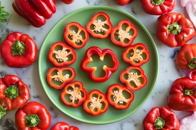 Capsicum Red Sliced (200g Pack)
