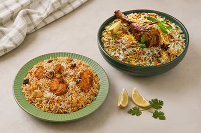 Combo: (Classic Chicken Biryani + Hyderabadi Chicken Biryani)