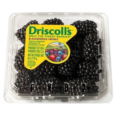 Berries - Blackberries Driscolls - Pack of 170g / توت أسود