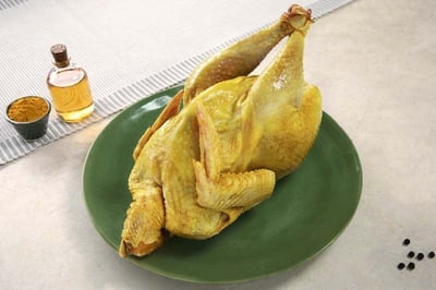 Classic Burnt Turmeric Country Chicken With Skin / Natti Koli