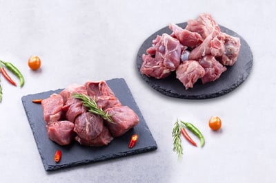 Combo Pack: (1kg Red Meat Curry Cut Boneless (PK) + 500g Indian Mutton Curry Cut) 