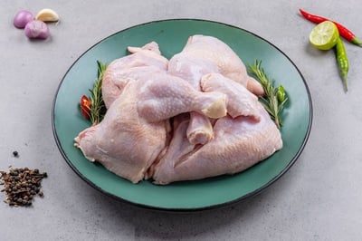 Premium Antibiotic-residue-free Chicken (Tender & tastier than local market) - With Skin BBQ Cut 4pc (1.1kg Pack)