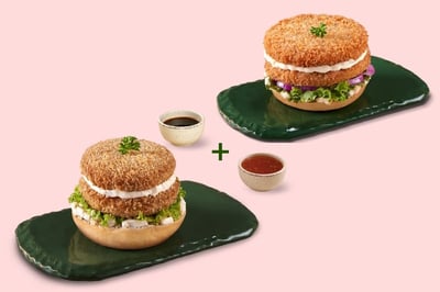 Combo: (Chicken Burger Patty 240g + Veg Burger Patty 330g)
