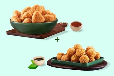 Combo: (Crunchy Chicken Popcorn 264g + Crunchy Chicken Nuggets 270g)