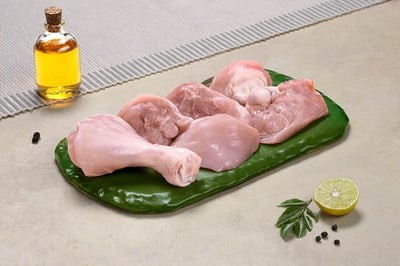 Premium Antibiotic-residue-free Chicken Thigh / Whole Leg Curry Cut