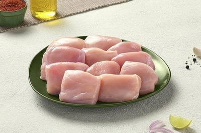 Premium Boneless Antibiotic-residue-free Chicken - Tikka Cut (480g to 500g Pack)