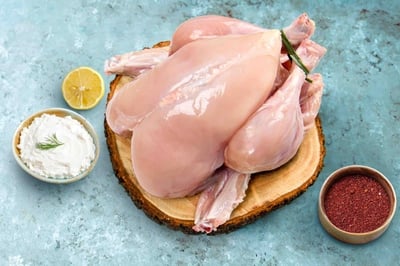 Premium Tender and Antibiotic-residue-free Chicken - Whole Uncut (Skinless) 
