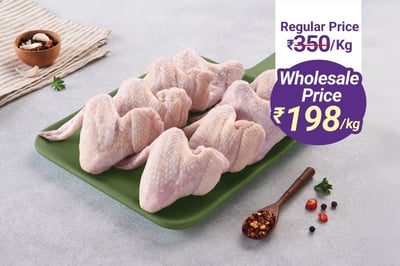 Premium Tender  Chicken Wings (6Kg Pack)