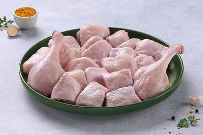 Premium Antibiotic-residue-free Chicken (Tender & tastier than local market) - With Skin Curry Cut