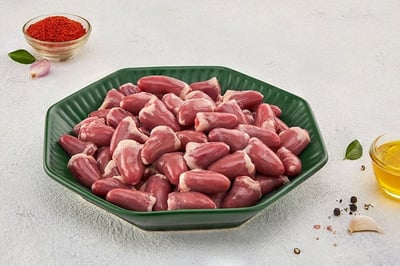 Premium Antibiotic-residue-free Chicken Hearts - (480g to 500g Pack)