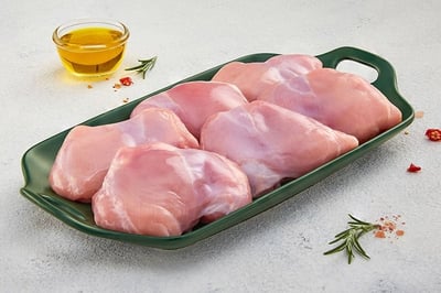 Premium Antibiotic-residue-free Chicken Thigh (Skinless) - 480g to 500g Pack