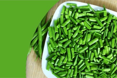 Cluster Beans Diced (250g pack)