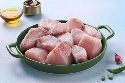 Cobia / Motha / Black King Fish (Similar to Seer Fish, Some Say That It Tastes Better) - Curry Cut (480g to 500g Pack)