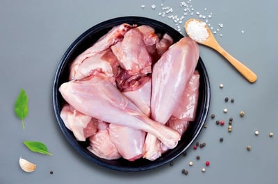 Tender & Free Range Country Chicken / Natti Koli (Large) Skinless - Curry Cut (Pack of 1 Chicken)