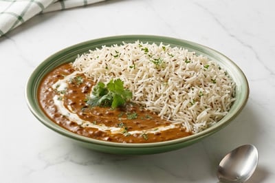 Dal Makhani & Jeera Rice (400g Pack, Ready to Heat & Eat, Microwave ready)
