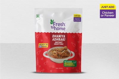 Dhaniya Adhraki Instant Gravy Mix (200g Pack)