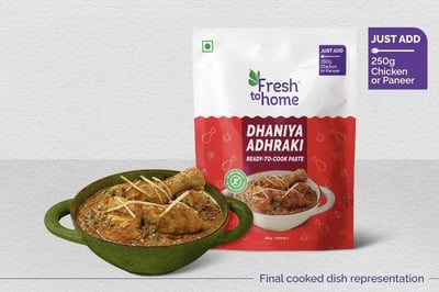 Dhaniya Adhraki Ready-To-Cook Paste (200g Pack)