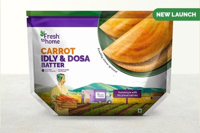 Carrot Idly / Dosa Batter - 1kg Pack