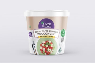 Fresh Olive Stuffed Bocconcini Cheese (200g Pack, Drained Weight 100g)