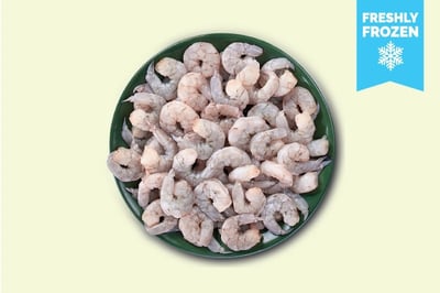 Indian Prawns / Venami / Chemmin / Jinga (60 to 70 count) (Peeled & Deveined, without Tail) (Freshly Frozen, 480g to 500g Pack)