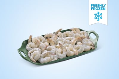 Indian Prawns / Venami / Chemmin / Jinga (15 to 20 count) (Peeled, Deveined, With tail) (Freshly Frozen, 500g Pack)