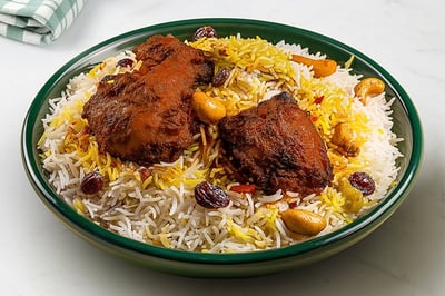 Fried Chicken Biryani (500g Pack)