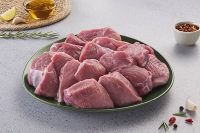 Premium Tender Goat / ಮೇಕೆ - Boneless Curry Cut (280 - 300g Pack)