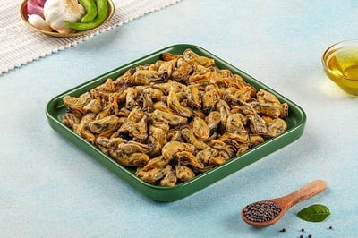 Green Mussels / Kallumakkaya Meat (Boiled and un-cleaned) - 200g Pack