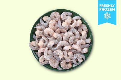 Indian Prawns / Venami / Chemmin / Jinga (20 to 30 count) (Peeled, Deveined, without Tail) (Freshly Frozen, 500g Pack)