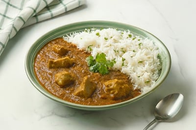 Lababdar Chicken & Rice (400g Pack, Freshly Frozen, Ready to Heat & Eat, Microwave ready)