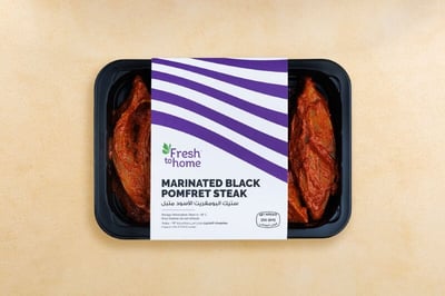 Marinated Black Pomfret Steak / ಮಾಂಜಿ - 250g pack