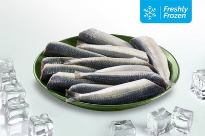 Kerala Sardine / Naadan Mathi Whole Cleaned (470g to 500g Pack, Freshly Frozen)