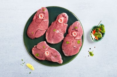 Premium Goat / ಮೇಕೆ - Leg Steaks (380 - 400g Pack)