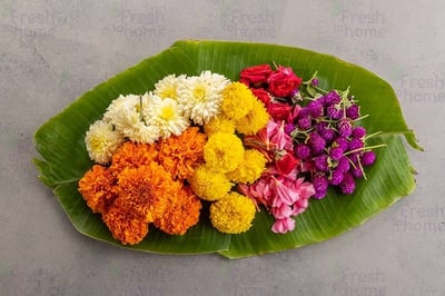 Onam Flower Box /Pookalam - 800 grams