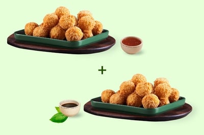 Combo: (Crunchy Chicken Popcorn 264g - Pack of 2)