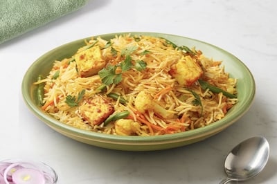 Paneer Veg Pulao (Freshly Frozen, Ready to Heat & Eat, Microwave ready)